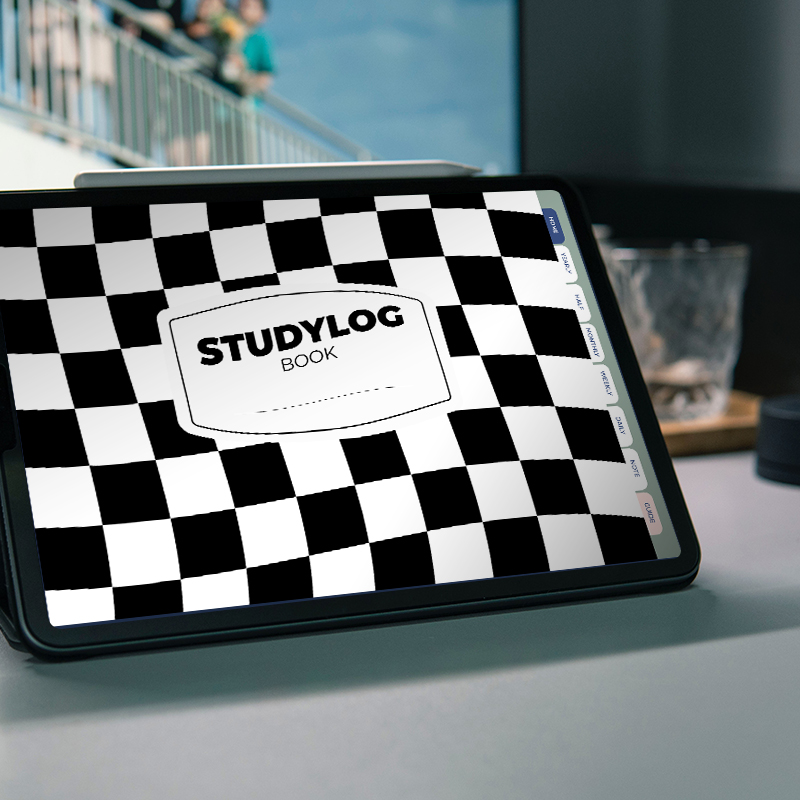 [가로/만년형] 고등학생 굿노트 스터디플래너 스터디로그 PDF 디지털 속지 언데이티드